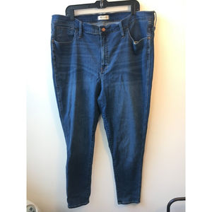 Madewell Women's 35 10" Roadtripper Blue Jeans Skinny Jeans High Rise Jeans